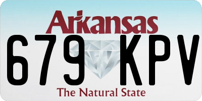 AR license plate 679KPV