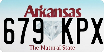 AR license plate 679KPX