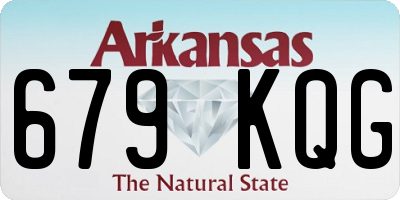 AR license plate 679KQG