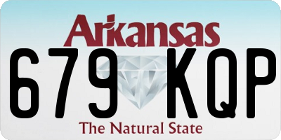 AR license plate 679KQP