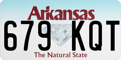 AR license plate 679KQT