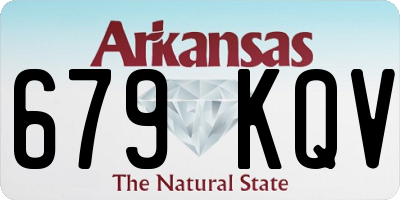 AR license plate 679KQV