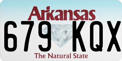 AR license plate 679KQX