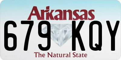 AR license plate 679KQY