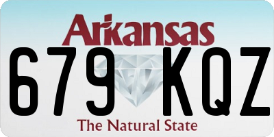 AR license plate 679KQZ