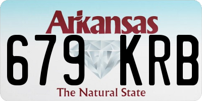 AR license plate 679KRB