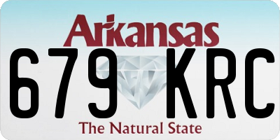 AR license plate 679KRC