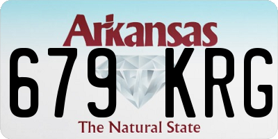 AR license plate 679KRG