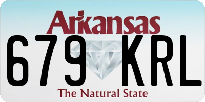 AR license plate 679KRL