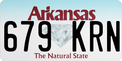 AR license plate 679KRN