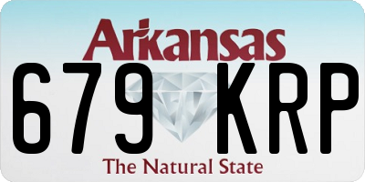AR license plate 679KRP