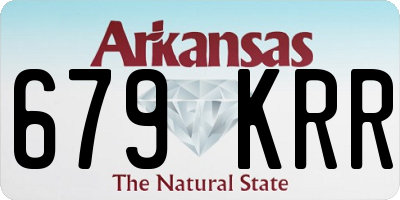 AR license plate 679KRR