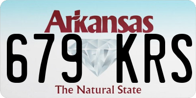 AR license plate 679KRS