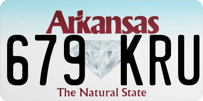 AR license plate 679KRU