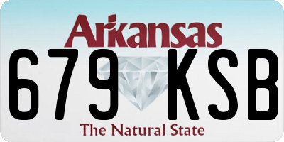 AR license plate 679KSB