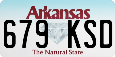 AR license plate 679KSD