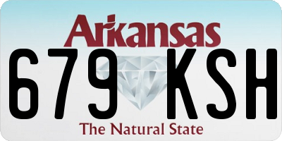 AR license plate 679KSH