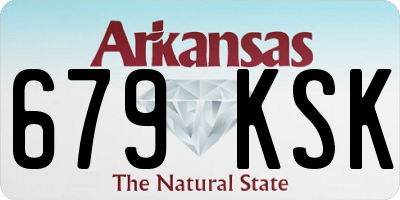 AR license plate 679KSK