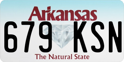 AR license plate 679KSN