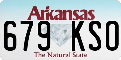 AR license plate 679KSO