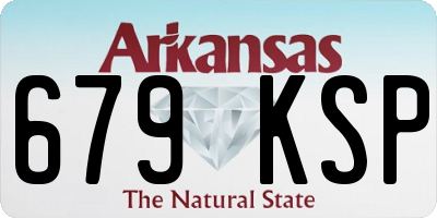 AR license plate 679KSP