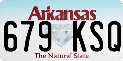 AR license plate 679KSQ