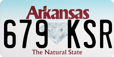 AR license plate 679KSR
