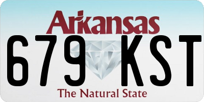 AR license plate 679KST