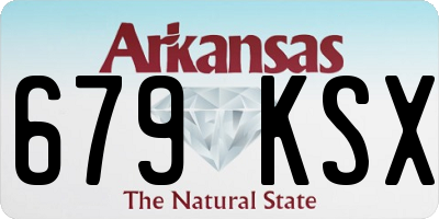 AR license plate 679KSX