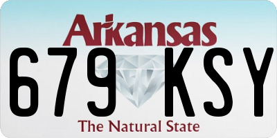 AR license plate 679KSY