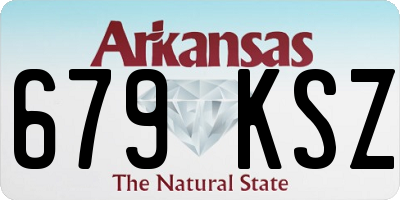 AR license plate 679KSZ