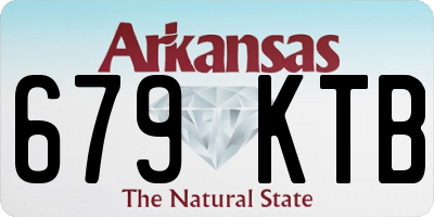 AR license plate 679KTB