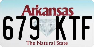 AR license plate 679KTF
