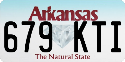 AR license plate 679KTI