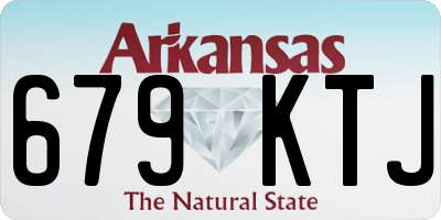 AR license plate 679KTJ