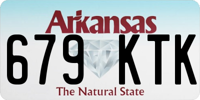 AR license plate 679KTK