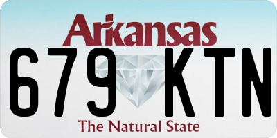 AR license plate 679KTN