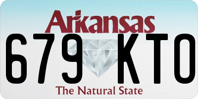 AR license plate 679KTO