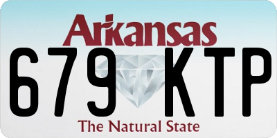 AR license plate 679KTP
