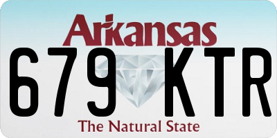 AR license plate 679KTR