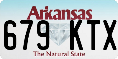 AR license plate 679KTX