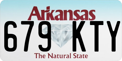 AR license plate 679KTY