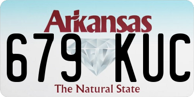 AR license plate 679KUC