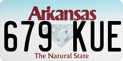 AR license plate 679KUE