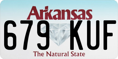 AR license plate 679KUF