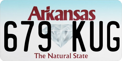 AR license plate 679KUG