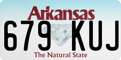 AR license plate 679KUJ