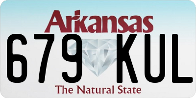 AR license plate 679KUL