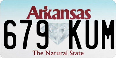 AR license plate 679KUM