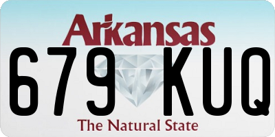 AR license plate 679KUQ